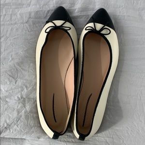 J Crew Gemma 7 cap toe flats ballerinas